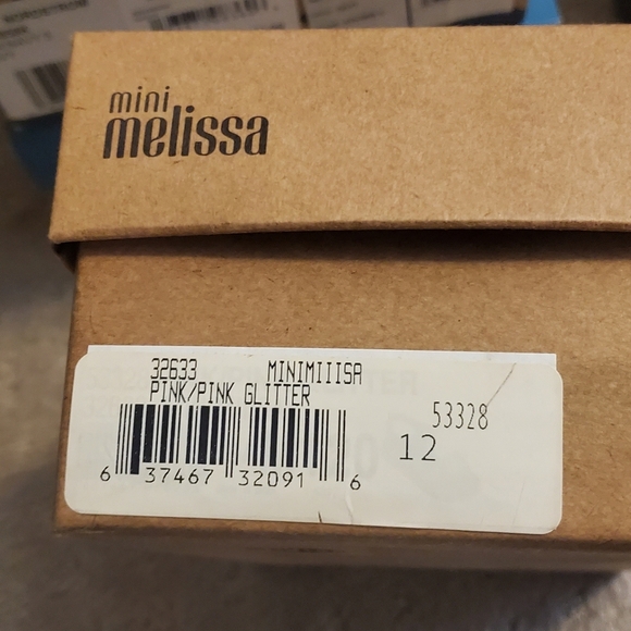 Mini Melissa - Red Glitter Sandals - Picture 3 of 3